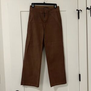 PAIGE Coated Ankle Flare Pant